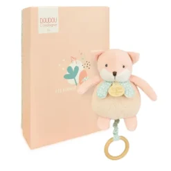 Doudou et Compagnie Boite a musique bebe - Renard - 20 cm> Boîte À Musique