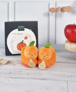 Doudou et Compagnie Chaussons bébé citrouilles - 0-6 mois><noscript><img width=