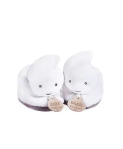 Doudou et Compagnie Chaussons bébé fantômes - 0-6 mois> Chaussons