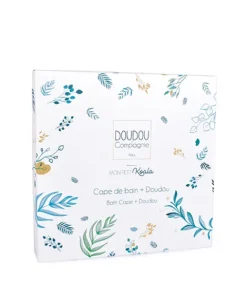 Doudou et Compagnie Coffret cadeau cape de bain et Doudou Yoca le koala - 80 x 80 cm><noscript><img width=