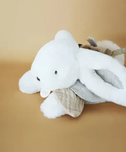 Doudou et Compagnie Coffret Pantin Lapin beige - Happy Wild - 25 cm> Peluches