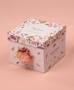 Doudou et Compagnie Coffret Pantin Lapin Vieux rose - Happy Boho - 25 cm><noscript><img width=