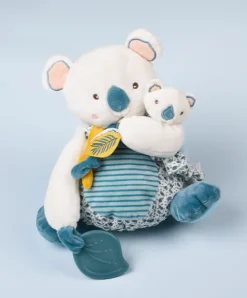 Doudou et Compagnie Coffret peluche d'activités Yoca le koala et son bébé - 25 cm> Peluches