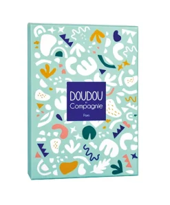 Doudou et Compagnie Coffret peluche dinosaure vert - Attache-tetine Filou - 23 cm><noscript><img width=