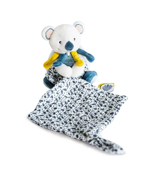Doudou et Compagnie Coffret peluche Koala Yoca avec Doudou - 15 cm> Doudou Mouchoir|Peluche Avec Doudou