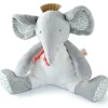 Doudou et Compagnie Doudou elephant gris - 30 cm> Peluches