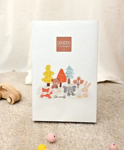 Doudou et Compagnie Doudou Lapin beige avec mouchoir - Sweety - 25 cm> Doudou Mouchoir|Peluche Avec Doudou