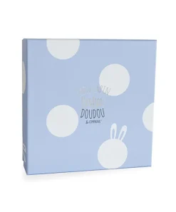 Doudou et Compagnie Doudou Lapin Bonbon Bleu - 26 cm><noscript><img width=