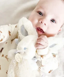 Doudou et Compagnie Doudou Lapin Bonbon Bleu - 26 cm><noscript><img width=