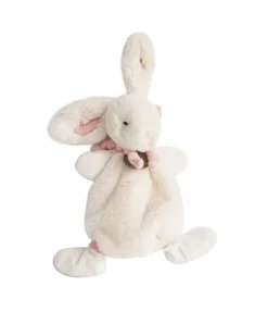 Doudou et Compagnie Doudou Lapin Bonbon Rose - 26 cm> Doudou Plat