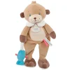 Doudou et Compagnie Doudou Loutre marron avec poisson - "Ma petite Louloutre"> Peluches|Hochets Et Pantins D'Activités