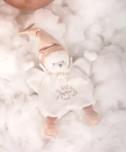 Doudou et Compagnie Doudou Ours cape Rose - 25 cm - Collection Anniversaire><noscript><img width=