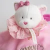 Doudou et Compagnie Doudou plat Chat rose - Attrape-rêves - 20 cm> Doudou Plat
