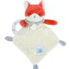 Doudou et Compagnie Doudou plat hochet billes - Renard Romarin - 21 cm> Doudou Plat|Hochets Et Pantins D'Activités