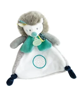 Doudou et Compagnie Doudou plat Hérisson gris Tiwipi - 23 cm> Doudou Plat