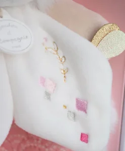 Doudou et Compagnie Doudou plat lapin de sucre rose - 24 cm><noscript><img width=