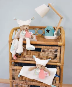 Doudou et Compagnie Doudou plat Ours 3 histoires - Blanc><noscript><img width=