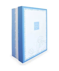 Doudou et Compagnie Doudou plat ours Petit chou - Bleu - 27 cm><noscript><img width=