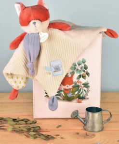 Doudou et Compagnie DOUDOU plat Renard Romarin - 27 cm><noscript><img width=