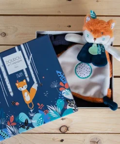 Doudou et Compagnie Doudou plat Renard Tiwipi - 23 cm> Doudou Plat