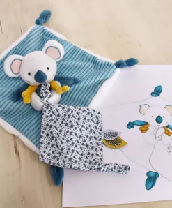 Doudou et Compagnie Doudou plat Yoca le koala - 25 cm><noscript><img width=