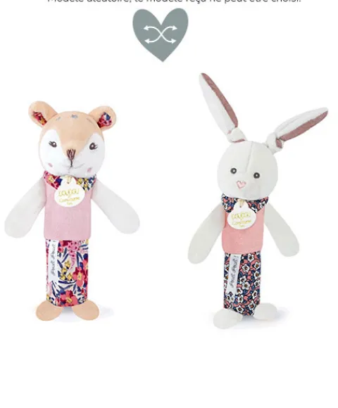 Doudou et Compagnie Hochet Pouet Rose - BOH'AIME> Hochets Et Pantins D'Activités