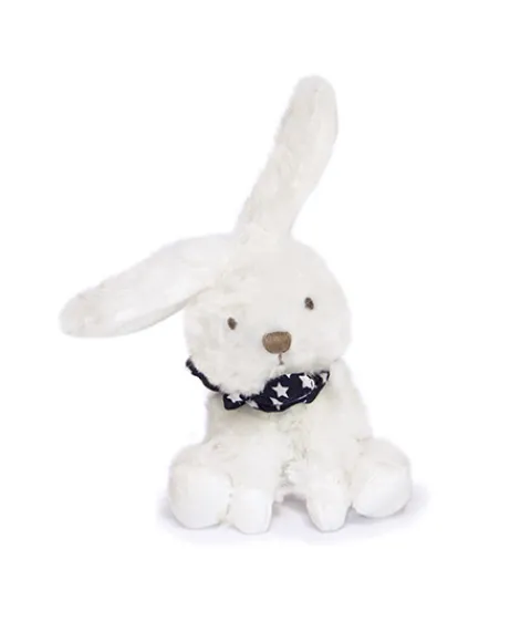 Doudou et Compagnie Lapin blanc avec chouchou -12 cm - Modèle aléatoire> Petit Format