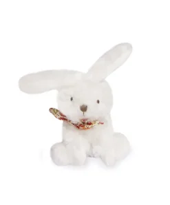 Doudou et Compagnie Lapin blanc avec chouchou -12 cm - Modèle aléatoire><noscript><img width=