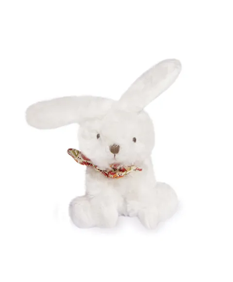 Doudou et Compagnie Lapin blanc avec chouchou -12 cm - Modèle aléatoire> Petit Format