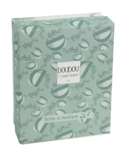 Doudou et Compagnie Lapin DOUDOU® - boite à musique lapin - 20 cm - Vert><noscript><img width=