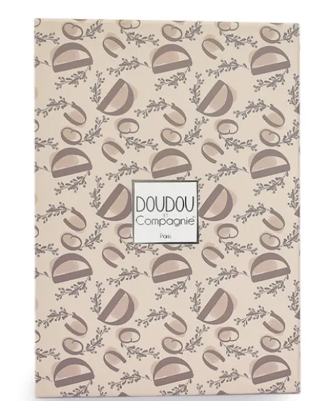 Doudou et Compagnie Lapin DOUDOU® - Doudou lapin Beige - 29 cm> Doudou Plat