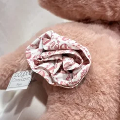 Doudou et Compagnie Lapin DOUDOU® - Peluche lapin Rose poudré - 25 cm><noscript><img width=