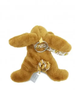 Doudou et Compagnie Lapin DOUDOU® - Porte-clés - Jaune moutarde><noscript><img width=