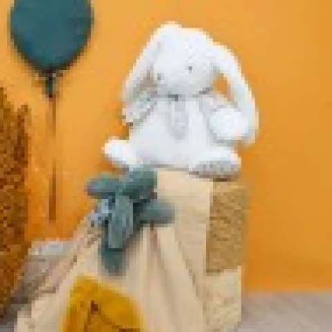 Doudou et Compagnie Lapin geant - LAPIN DOUDOU 42 cm - Blanc> Peluches Géantes