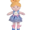 Doudou et Compagnie Ma poupée ballerine - Bleu - 25 cm> Poupées De Chiffon
