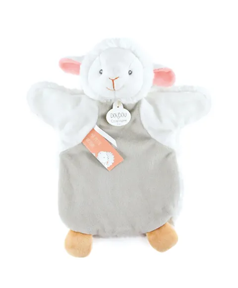 Doudou et Compagnie Marionnette à Main Agneau - 25 cm> Marionnettes|Marionnettes