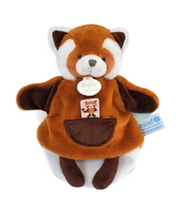 Doudou et Compagnie Marionnette à main Panda roux - 25 cm - Unicef> Marionnettes|Marionnettes