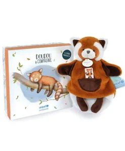 Doudou et Compagnie Marionnette à main Panda roux - 25 cm - Unicef><noscript><img width=