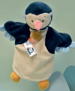 Doudou et Compagnie Marionnette à Main Pingouin - 25 cm> Marionnettes|Marionnettes