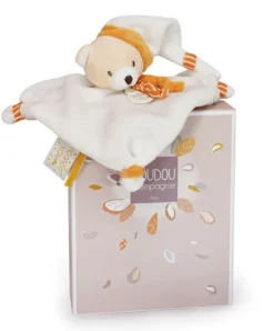 Doudou et Compagnie Mini doudou ours beige - 20 cm> Doudou Plat