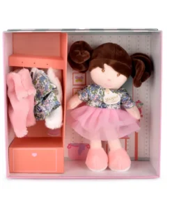 Doudou et Compagnie Mon premier dressing de poupee - Emilie et ses vêtements> Poupées De Chiffon