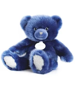 Doudou et Compagnie Ours en peluche bleu nuit - Collection - 30 cm> Les Ours En Peluche