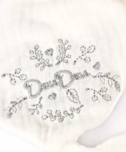 Doudou et Compagnie Ours en peluche Gris attache-sucette - 20 cm - Collection Anniversaire><noscript><img width=