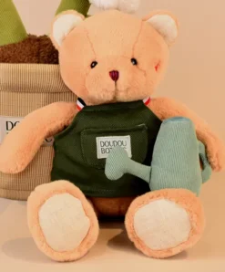 Doudou et Compagnie Ours en peluche Jardinier - 26 cm><noscript><img width=