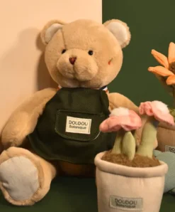 Doudou et Compagnie Ours en peluche Jardinier - 26 cm><noscript><img width=