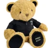 Doudou et Compagnie Ours en peluche marron Paris 2024 avec veste noire zippée - 40 cm> Peluches|Les Ours En Peluche