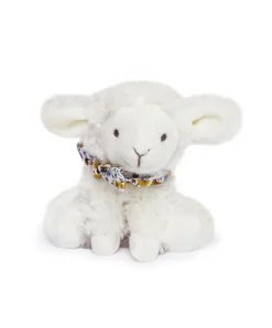 Doudou et Compagnie Peluche agneau blanc avec chouchou - 12 cm - Modèle aléatoire><noscript><img width=