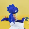 Doudou et Compagnie Peluche de dinosaure bleu avec doudou - Sashou - 25 cm> Peluche Avec Doudou