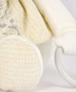 Doudou et Compagnie Peluche eveil Bébé Ours Blanc - 30 cm - Collection Anniversaire> Hochets Et Pantins D'Activités|Peluches