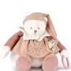 Doudou et Compagnie Peluche eveil Bébé Ours Rose - 30 cm - Collection Anniversaire> Peluches
